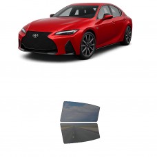 לרכב Lexus IS 350F Sport 2021 ציפוי חלונות שחורים רב פעמי סיליקון לחלונות אחוריים