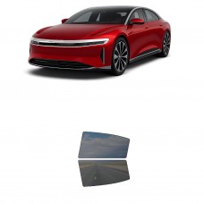 לרכב Lucid Air 2022 ציפוי חלונות שחורים רב פעמי סיליקון לחלונות אחוריים