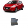 לרכב Peugeot 208 2012 ציפוי חלונות שחורים רב פעמי קשיח לחלונות אחוריים