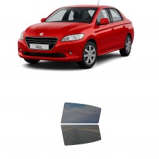 לרכב Peugeot 301 2012 ציפוי חלונות שחורים רב פעמי סיליקון לחלונות אחוריים