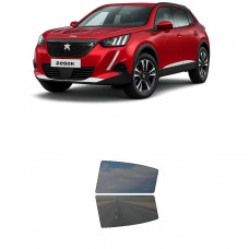 לרכב Peugeot E-2008 2020 ציפוי חלונות שחורים רב פעמי סיליקון לחלונות אחוריים