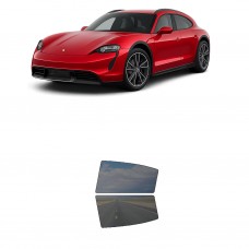 לרכב Porsche Taycan Sport TurismoCross Turismo Station Wagon 2021 ציפוי חלונות שחורים רב פעמי סיליקון לחלונות אחוריים