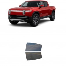לרכב Rivian R1T Pickup Standard Coversge 2022 ציפוי חלונות שחורים רב פעמי סיליקון לחלונות אחוריים