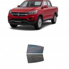 לרכב SsangYong Musso 2018 ציפוי חלונות שחורים רב פעמי סיליקון לחלונות אחוריים