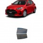 לרכב Toyota Yaris Hatchback (Yaris hatchback) 2020 ציפוי חלונות שחורים רב פעמי סיליקון לחלונות אחוריים