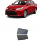 לרכב Toyota Yaris Sedan 2019 ציפוי חלונות שחורים רב פעמי קשיח לחלונות אחוריים