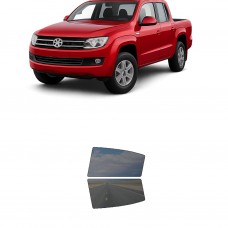 לרכב Volkswagen Amarok 2010 ציפוי חלונות שחורים רב פעמי סיליקון לחלונות אחוריים