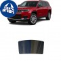 לרכב Jeep GrandCherokeeL 2021 ציפוי חלונות שחורים רב פעמי סיליקון לחלון האחורי