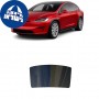 לרכב Tesla ModelX 2022 ציפוי חלונות שחורים רב פעמי סיליקון לחלון האחורי