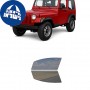 לרכב Jeep Wrangler Two-door 1987 ציפוי חלונות שחורים רב פעמי מסליקון לחלונות קדמיים