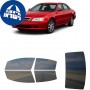 לרכב Acura TL 1999 ציפוי חלונות שחורים רב פעמי סיליקון לחלונות קדמיים, אחוריים ולחלון האחורי