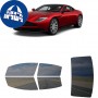 לרכב Aston Martin DB11 2020 ציפוי חלונות שחורים רב פעמי סיליקון לחלונות קדמיים, אחוריים ולחלון האחורי