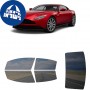 לרכב Aston Martin DB11 2018 ציפוי חלונות שחורים רב פעמי סיליקון לחלונות קדמיים, אחוריים ולחלון האחורי