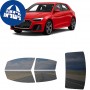 לרכב Audi A1 S Line Sportback 2022 ציפוי חלונות שחורים רב פעמי סיליקון לחלונות קדמיים, אחוריים ולחלון האחורי