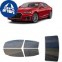 לרכב Audi A5 2022 ציפוי חלונות שחורים רב פעמי סיליקון לחלונות קדמיים, אחוריים ולחלון האחורי
