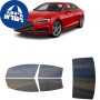 לרכב Audi A5 Two-doorCoupe 2018 ציפוי חלונות שחורים רב פעמי סיליקון לחלונות קדמיים, אחוריים ולחלון האחורי