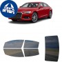 לרכב Audi A6 2019 ציפוי חלונות שחורים רב פעמי סיליקון לחלונות קדמיים, אחוריים ולחלון האחורי
