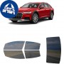 לרכב Audi A6 allroad 2020 ציפוי חלונות שחורים רב פעמי סיליקון לחלונות קדמיים, אחוריים ולחלון האחורי