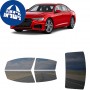 לרכב Audi A6 S Line 2022 ציפוי חלונות שחורים רב פעמי סיליקון לחלונות קדמיים, אחוריים ולחלון האחורי