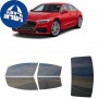 לרכב Audi A7 2022 ציפוי חלונות שחורים רב פעמי סיליקון לחלונות קדמיים, אחוריים ולחלון האחורי
