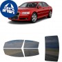 לרכב Audi A8 2004 ציפוי חלונות שחורים רב פעמי סיליקון לחלונות קדמיים, אחוריים ולחלון האחורי