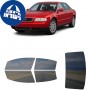 לרכב Audi A8 A8L 1998 ציפוי חלונות שחורים רב פעמי סיליקון לחלונות קדמיים, אחוריים ולחלון האחורי