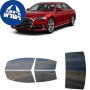 לרכב Audi A8 A8L 2021 ציפוי חלונות שחורים רב פעמי סיליקון לחלונות קדמיים, אחוריים ולחלון האחורי