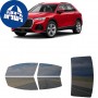 לרכב Audi Q3 2022 ציפוי חלונות שחורים רב פעמי סיליקון לחלונות קדמיים, אחוריים ולחלון האחורי