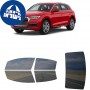 לרכב Audi Q5 2020 ציפוי חלונות שחורים רב פעמי סיליקון לחלונות קדמיים, אחוריים ולחלון האחורי