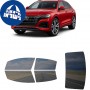 לרכב Audi Q8 2024 ציפוי חלונות שחורים רב פעמי סיליקון לחלונות קדמיים, אחוריים ולחלון האחורי