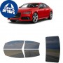 לרכב Audi RS7 2017 ציפוי חלונות שחורים רב פעמי סיליקון לחלונות קדמיים, אחוריים ולחלון האחורי
