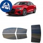 לרכב Audi S3 2022 ציפוי חלונות שחורים רב פעמי סיליקון לחלונות קדמיים, אחוריים ולחלון האחורי