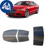 לרכב Audi S5 Two-door 2013 ציפוי חלונות שחורים רב פעמי סיליקון לחלונות קדמיים, אחוריים ולחלון האחורי