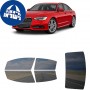 לרכב Audi S6 2013 ציפוי חלונות שחורים רב פעמי סיליקון לחלונות קדמיים, אחוריים ולחלון האחורי