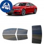 לרכב Audi S7 2013 ציפוי חלונות שחורים רב פעמי סיליקון לחלונות קדמיים, אחוריים ולחלון האחורי