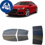 לרכב Audi S7 2022 ציפוי חלונות שחורים רב פעמי סיליקון לחלונות קדמיים, אחוריים ולחלון האחורי