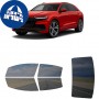 לרכב Audi SQ8 2020 ציפוי חלונות שחורים רב פעמי סיליקון לחלונות קדמיים, אחוריים ולחלון האחורי