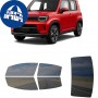 לרכב Baojun Yep 2023 ציפוי חלונות שחורים רב פעמי סיליקון לחלונות קדמיים, אחוריים ולחלון האחורי