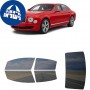 לרכב Bentley Mulsanne 2010 ציפוי חלונות שחורים רב פעמי סיליקון לחלונות קדמיים, אחוריים ולחלון האחורי