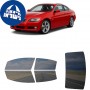 לרכב BMW 3Series Two-door Coupe 2007 ציפוי חלונות שחורים רב פעמי סיליקון לחלונות קדמיים, אחוריים ולחלון האחורי