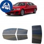לרכב BMW 5 Series L Extended 2022 ציפוי חלונות שחורים רב פעמי סיליקון לחלונות קדמיים, אחוריים ולחלון האחורי