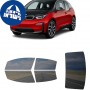 לרכב BMW i3(inlet) 2018 ציפוי חלונות שחורים רב פעמי סיליקון לחלונות קדמיים, אחוריים ולחלון האחורי