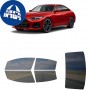 לרכב BMW I4 M50 2022 ציפוי חלונות שחורים רב פעמי סיליקון לחלונות קדמיים, אחוריים ולחלון האחורי