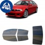 לרכב BMW M3 2006 ציפוי חלונות שחורים רב פעמי סיליקון לחלונות קדמיים, אחוריים ולחלון האחורי
