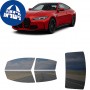 לרכב BMW M4 Two-door Coupe 2021 ציפוי חלונות שחורים רב פעמי סיליקון לחלונות קדמיים, אחוריים ולחלון האחורי