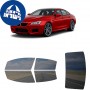 לרכב BMW M6 Four-door 2017 ציפוי חלונות שחורים רב פעמי סיליקון לחלונות קדמיים, אחוריים ולחלון האחורי
