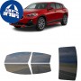 לרכב BMW X2 i 2022 ציפוי חלונות שחורים רב פעמי סיליקון לחלונות קדמיים, אחוריים ולחלון האחורי