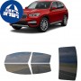 לרכב BMW X3 2019 ציפוי חלונות שחורים רב פעמי סיליקון לחלונות קדמיים, אחוריים ולחלון האחורי