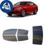 לרכב BMW X4 2019 ציפוי חלונות שחורים רב פעמי סיליקון לחלונות קדמיים, אחוריים ולחלון האחורי