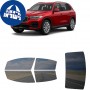 לרכב BMW X5L 2022 ציפוי חלונות שחורים רב פעמי סיליקון לחלונות קדמיים, אחוריים ולחלון האחורי